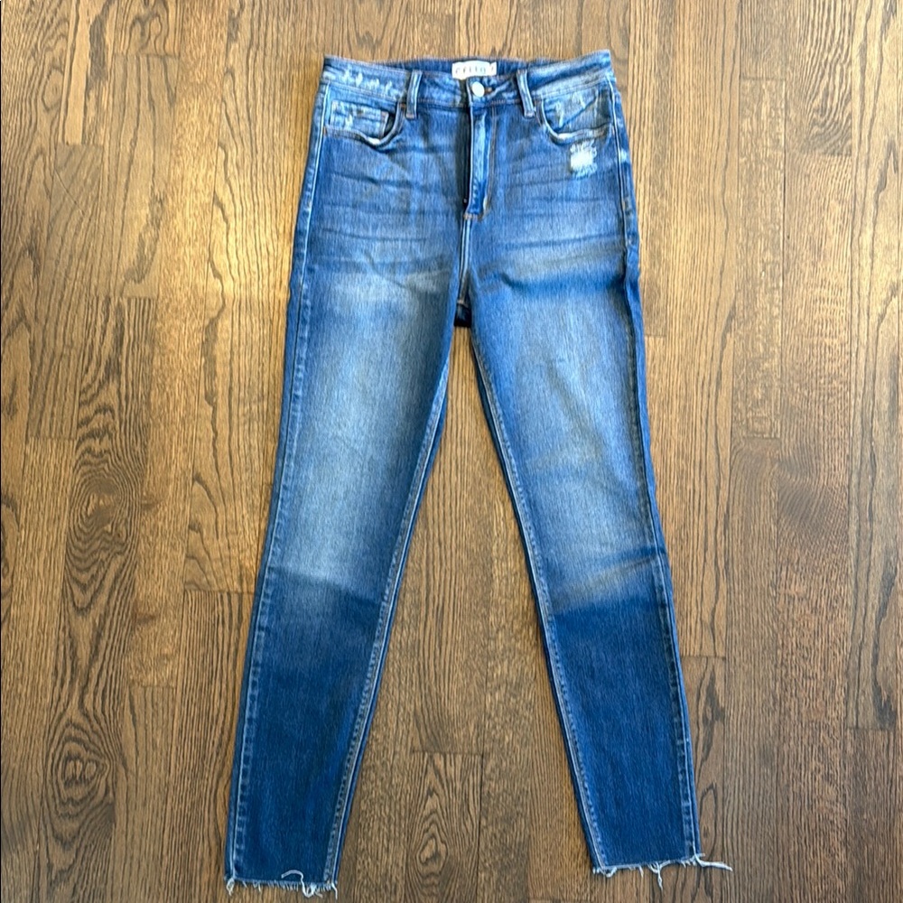 Cleo Raw Hem Skinny Jeans